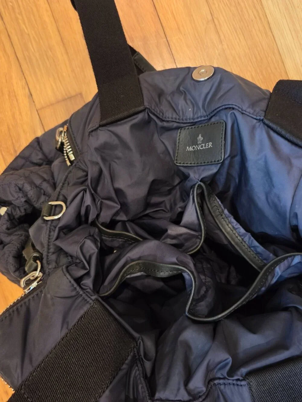 Moncler diaper bag